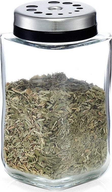 Zeller Dozownik szklany przypraw i soli, solniczka, pieprzniczka, słoiczki na przyprawy, pojemniki do kuchni, akcesoria kuchenne, ZELLER