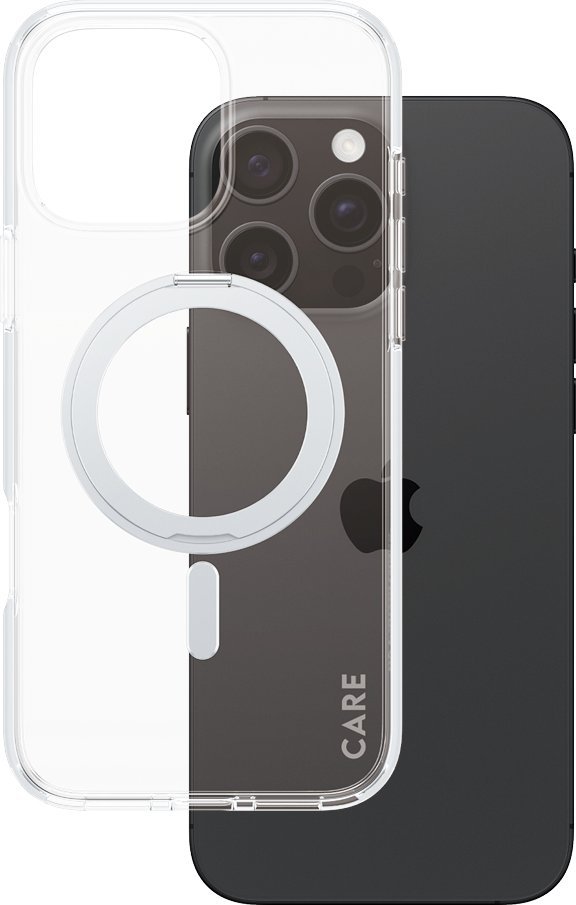 PanzerGlass CARE Feature Silver Kickstand MagSAFE iPhone 24 6.9" Pro