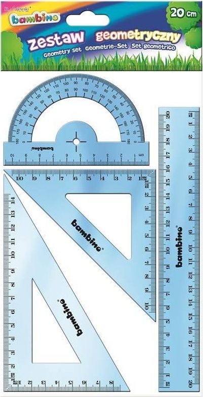 Bambino Zestaw geometryczny 4 elementowy 20cm bambino