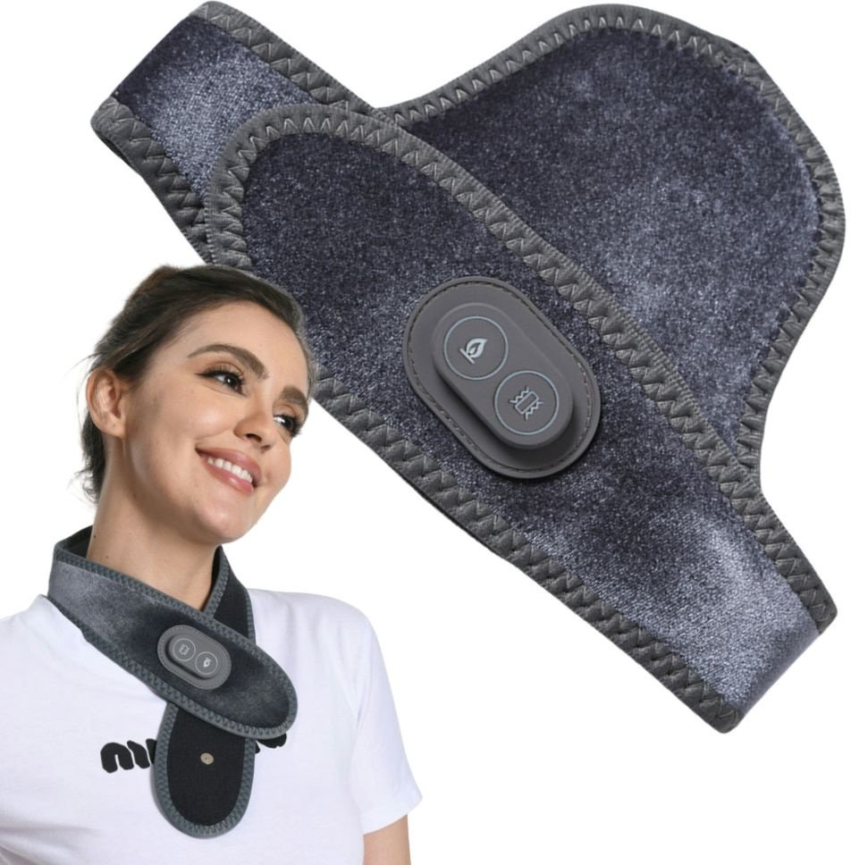 Opaska masażer na ból karku szyji masująca na usb lekka