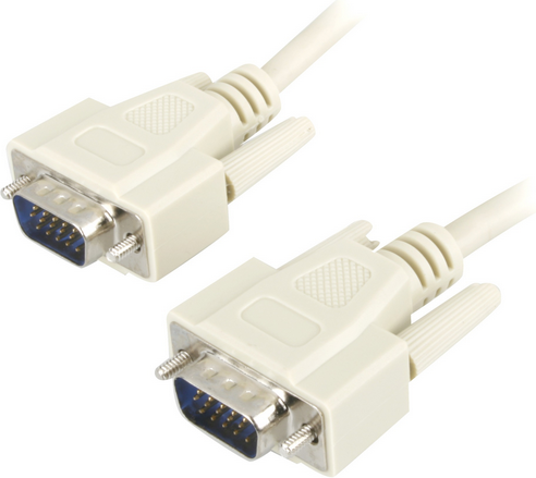 Kabel Goobay D-Sub (VGA) - D-Sub (VGA) 5m biały (68314)