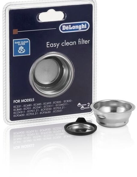 Two cups Easy clean filter DeLonghi DLSC401 (5513281001)