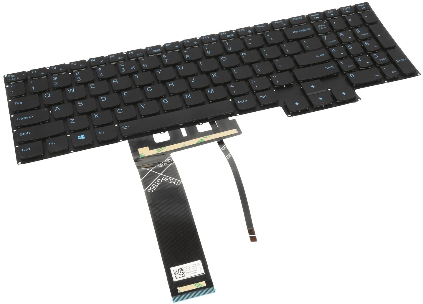 Klawiatura laptopa do Lenovo IdeaPad Gaming 3-15IMH05, Legion 5-15ARH05 - niebieska (podświetlenie)