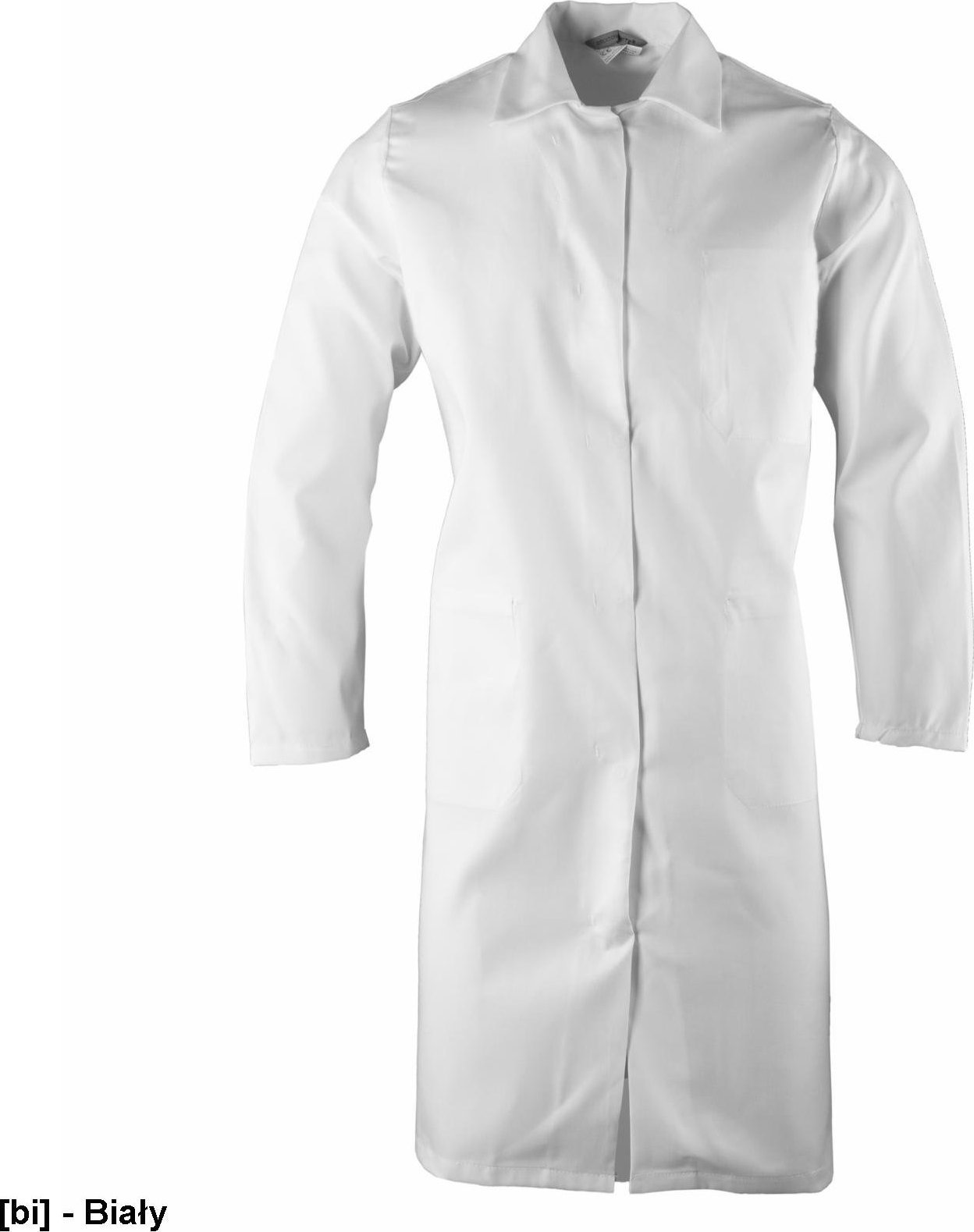 Polstar AWFA - BRIXTON WHITE FARTUCH DAMSKI HACCP, POLIESTER/BAWEŁNA (65% /35%), 190G/M2 3XL