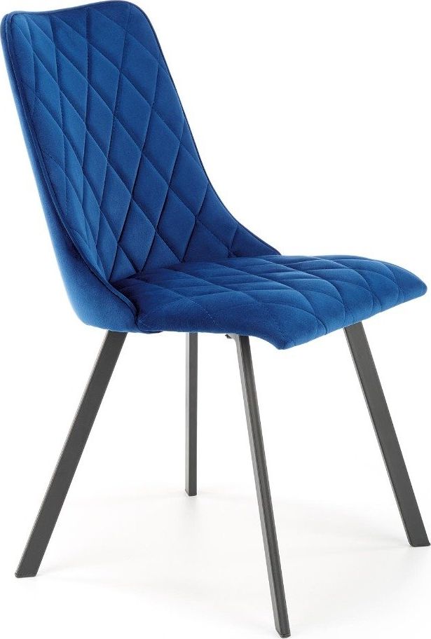 Halmar Krzesło K450 VELVET granatowe