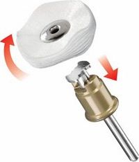 Dremel DREMEL EZ SPEEDCLIC: TARCZA POLERSKA Z TKANINY D2615S423JA