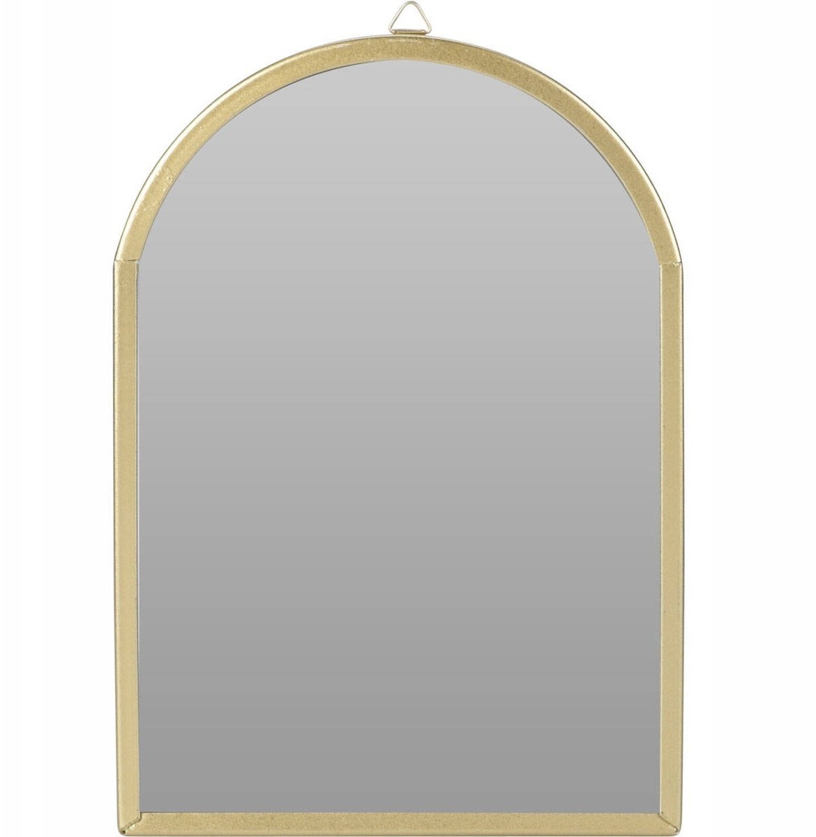 Home Styling Collection Lustro wiszące ze złotą ramą, 18 x 25 cm