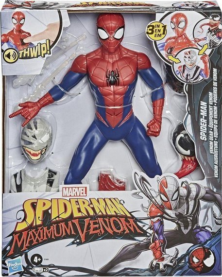 Figurka Hasbro DUŻA FIGURKA SPIDERMAN VENOM DŹWIĘK AKCESORIA E7493