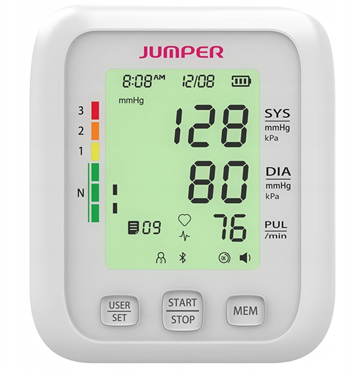 JUMPER CIŚNIENIOMIERZ JPD-HA120 BIAŁY (z