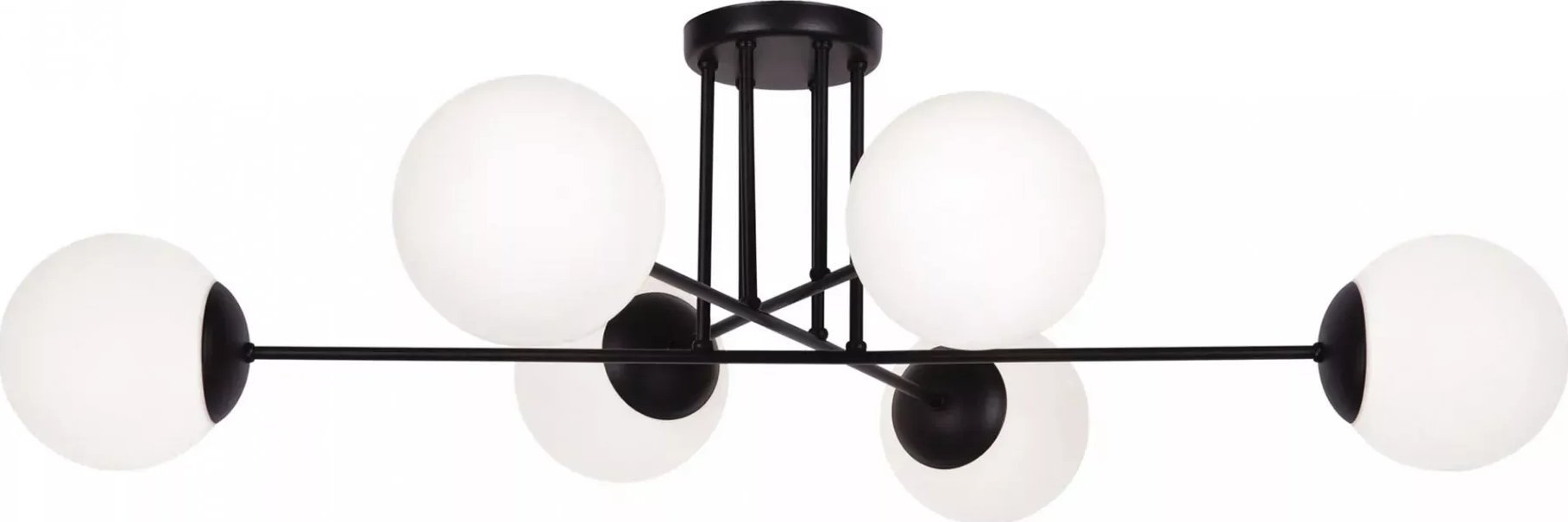 Lampa sufitowa Lumes Nowoczesna lampa sufitowa ze szklanymi kloszami - S804-Fiva