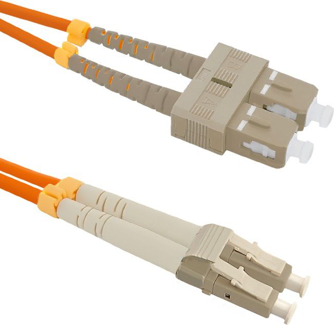 Qoltec Optic Patchcord SC/UPC - LC/UPC MM 50/125 OM2 3m (54041)