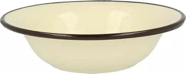 Lumarko miska emaliowana 2,55l śr.28cm wys.8cm krem