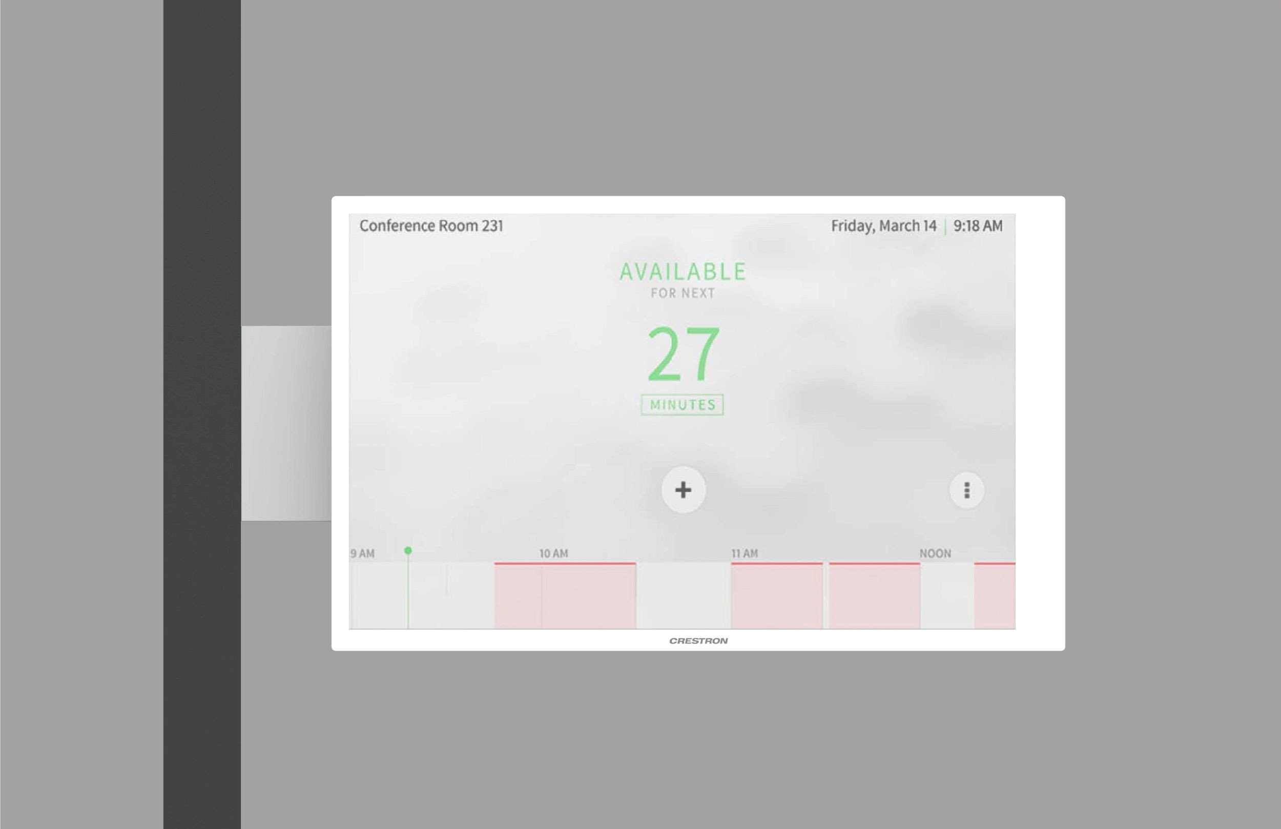 Crestron Mullion Mount Kit for TSW-770 and TSW-1070 Series, White