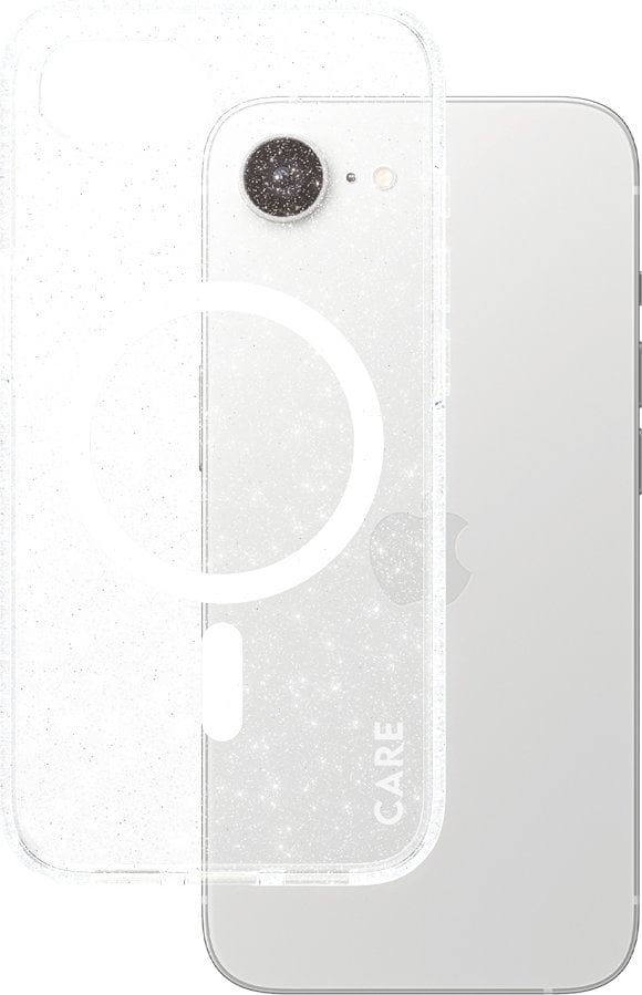 PanzerGlass Etui CARE by Flagship Urban Combat StarLight White MagSafe do iPhone 16e przezroczysty