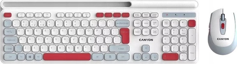 Klawiatura + mysz Canyon CANYON Zestaw klawiatura i mysz HSET-W5