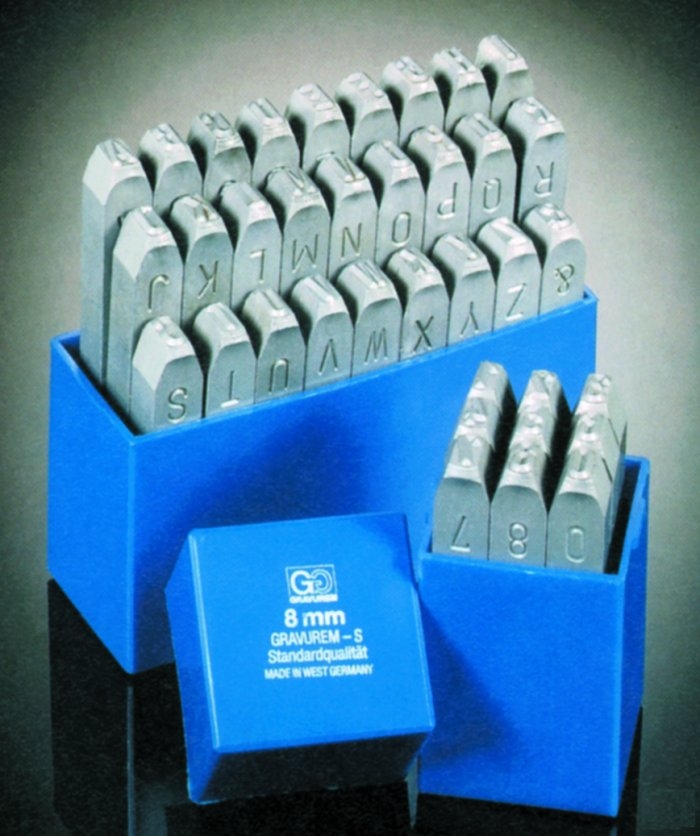 Beta Tools GRAVUREM Komplet znaczników cyfry 12mm 100120K0