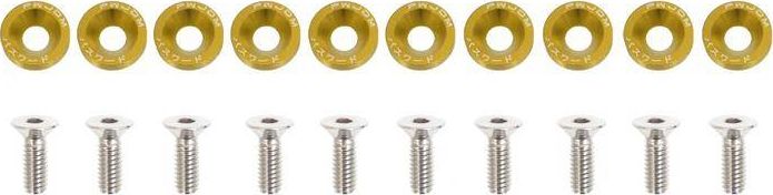 MTuning_F Śrubki uniwersalne 6mm JDM Gold