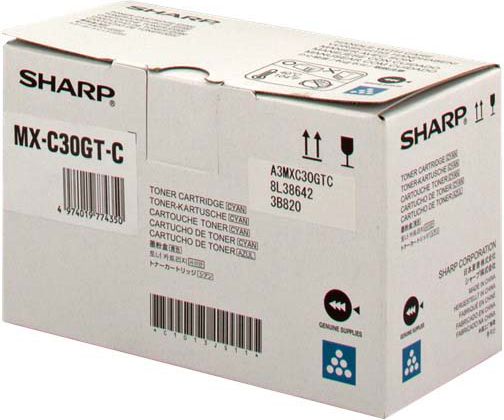 Toner Sharp MX-C30GT Cyan Oryginał (MX-C30GTC)
