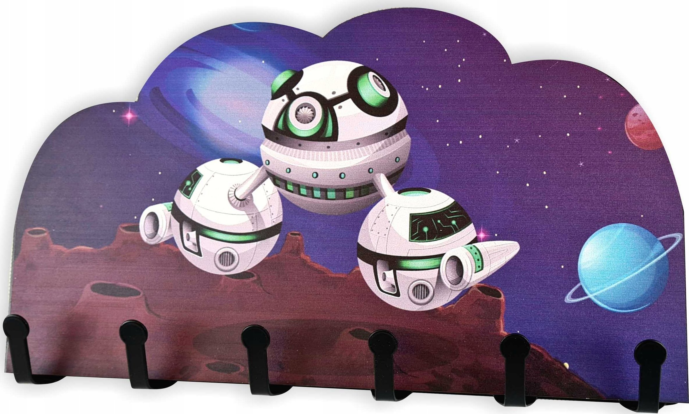 naSciane Wieszak na ubrania plecaki dla dzieci kosmos star