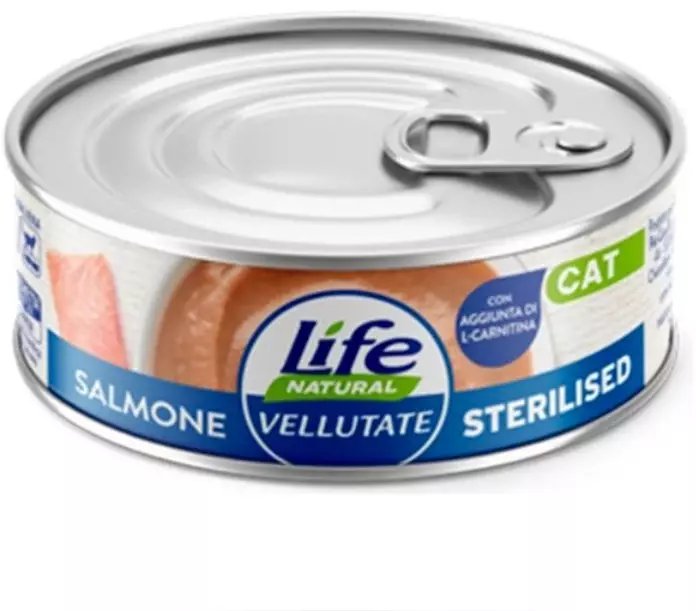 Life Pet Care Wygładzona Sterilized Karma dla Kota Łosoś 70g