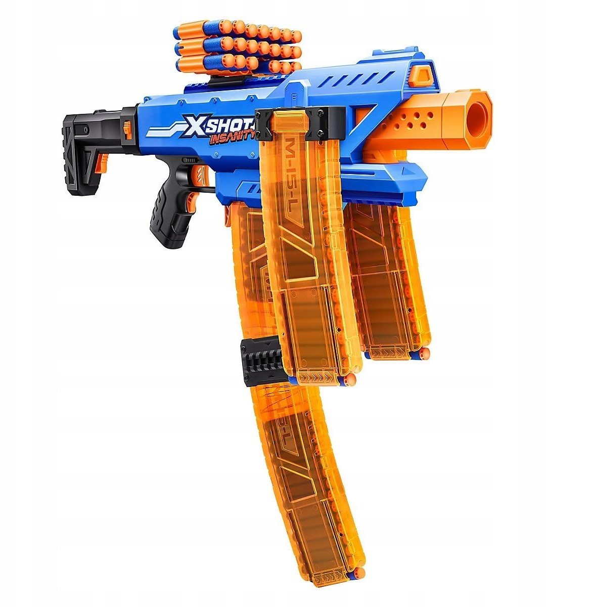 ZURU XSHOT Insanity Clip Mania (incl. 72 darts)