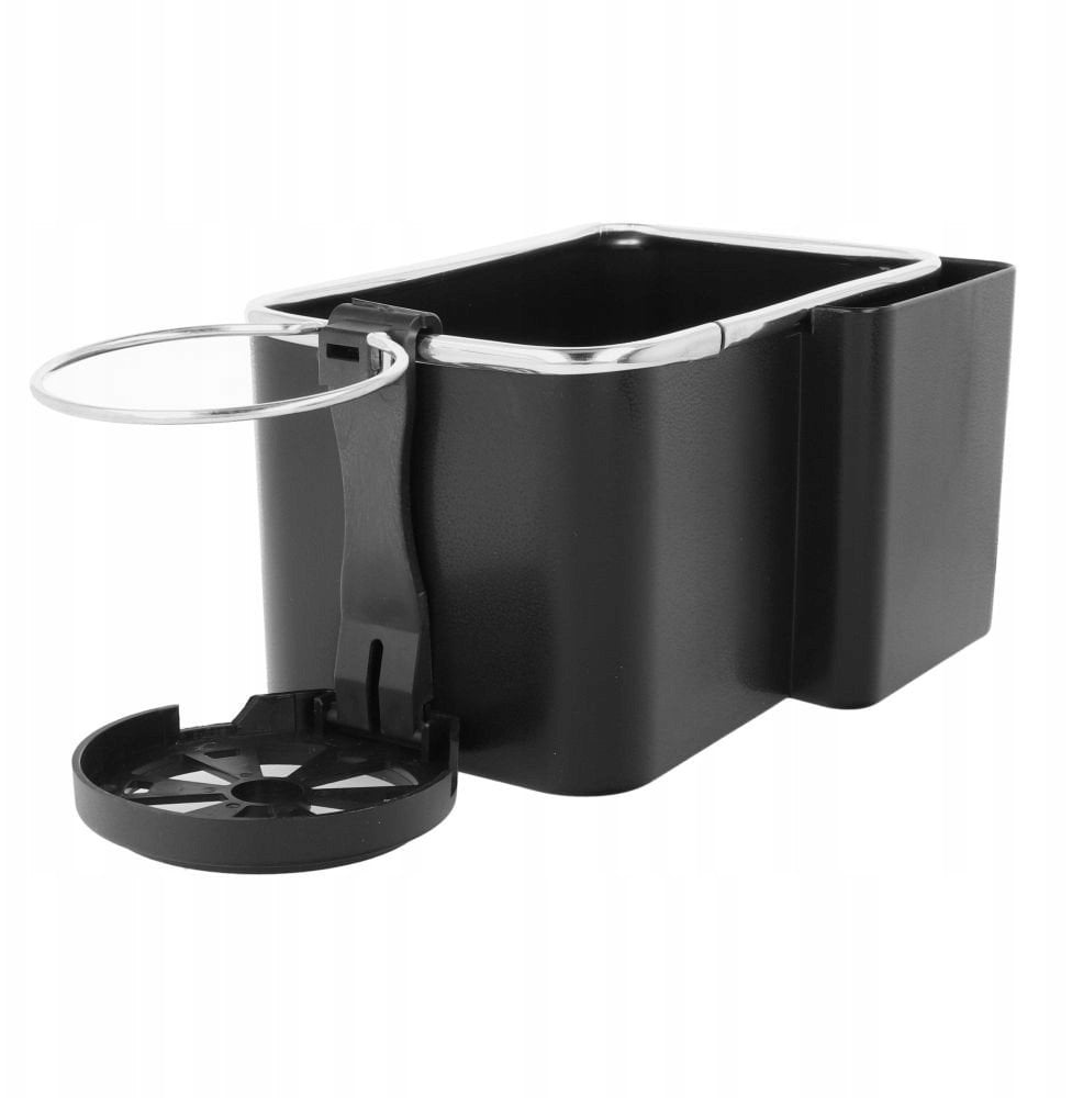 Organizer samochodowy z uchwytem na kubek czarny