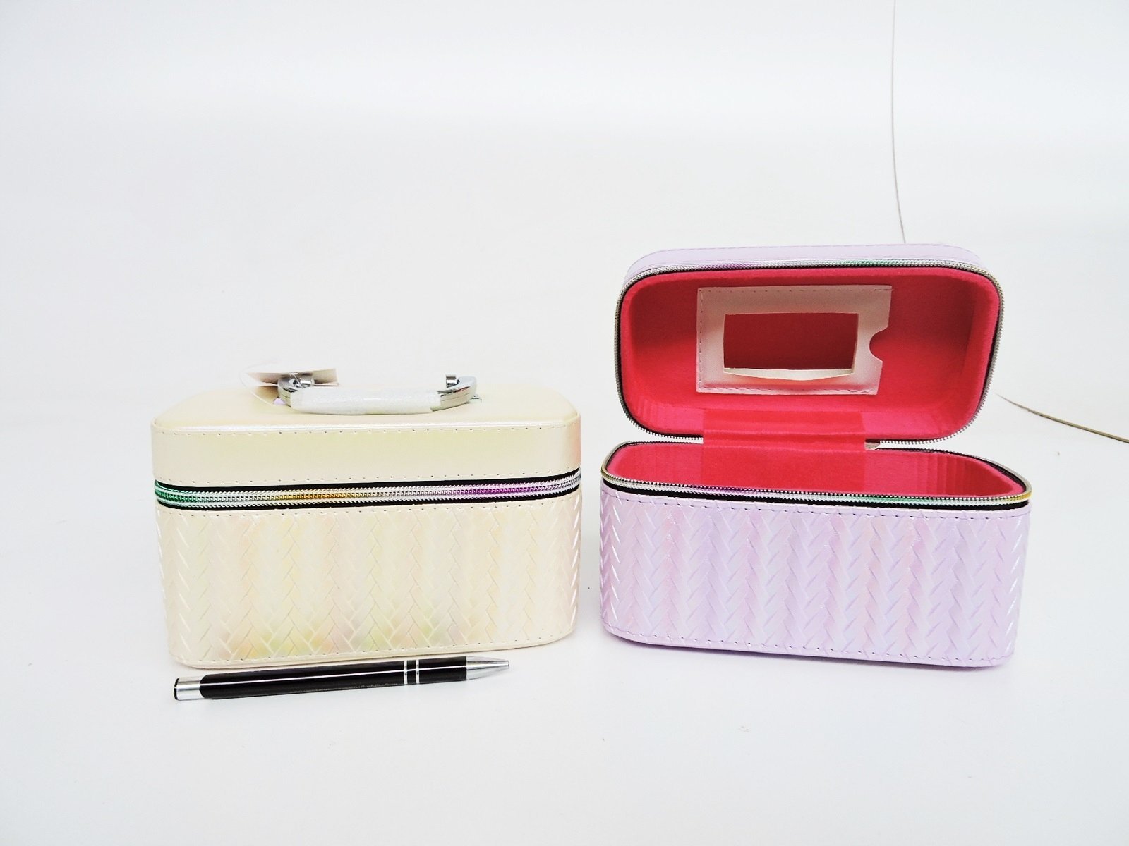 Adar Kuferek S z lusterkiem na zamek 19x12x11cm MIX