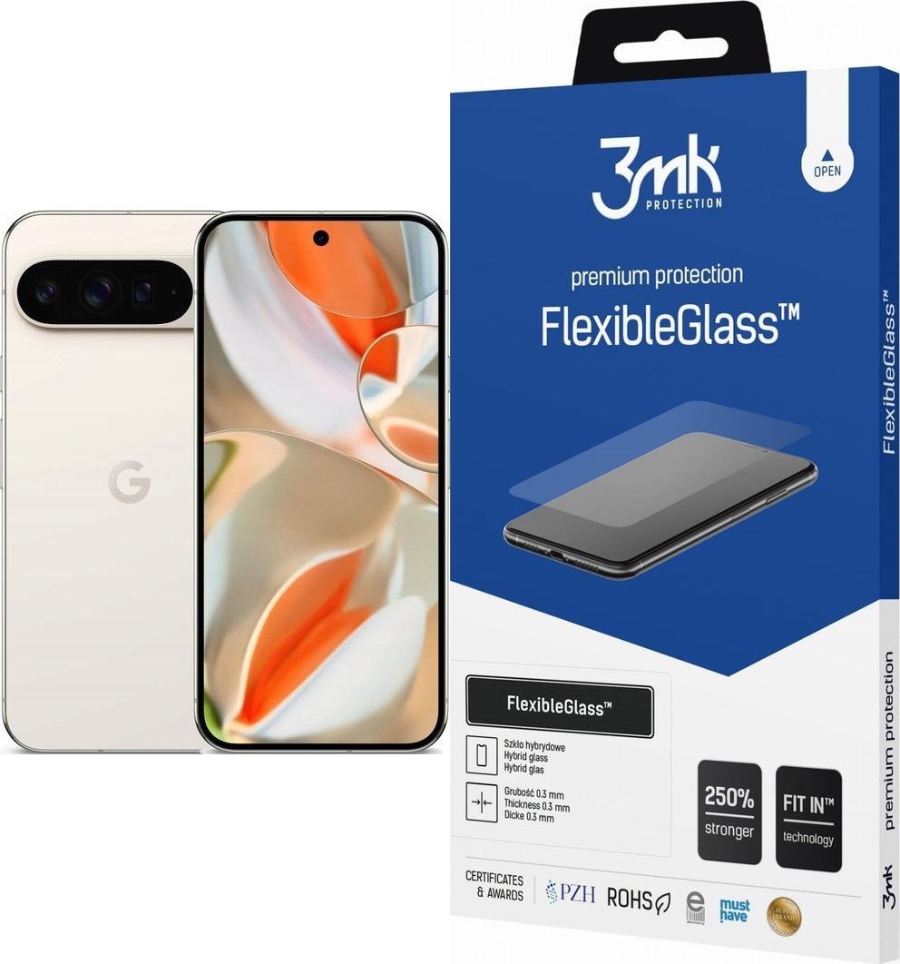 Smartfon Pixel 9 Pro XL 5G 16/256GB Porcelanowy (GA05984-GB) + FlexibleGlass