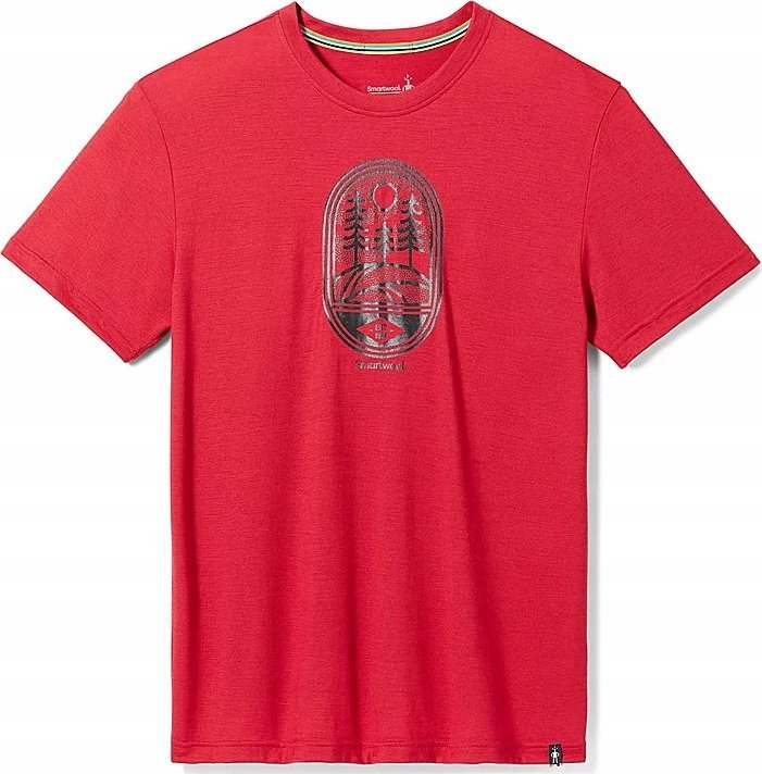 Smartwool U'S Mountain Trail Graphic Short Sleeve Tee Slim Fit, J34, M