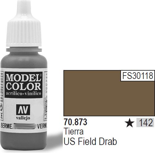 Vallejo Farba Nr142 US Field Drab 17ml - 70873