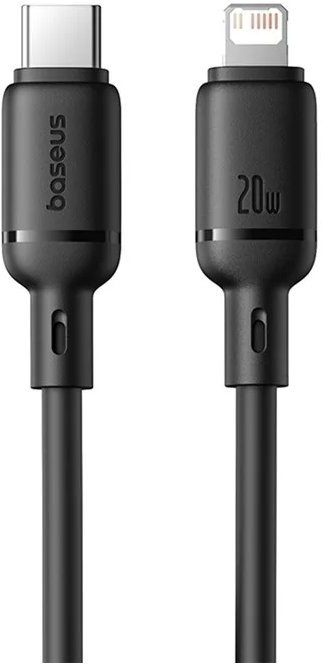 Kabel USB Baseus USB-C - Lightning 1 m Czarny (P10377700113-00)