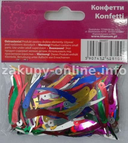 Titanum Konfetti Kość słoniowa 14g (EVD125)