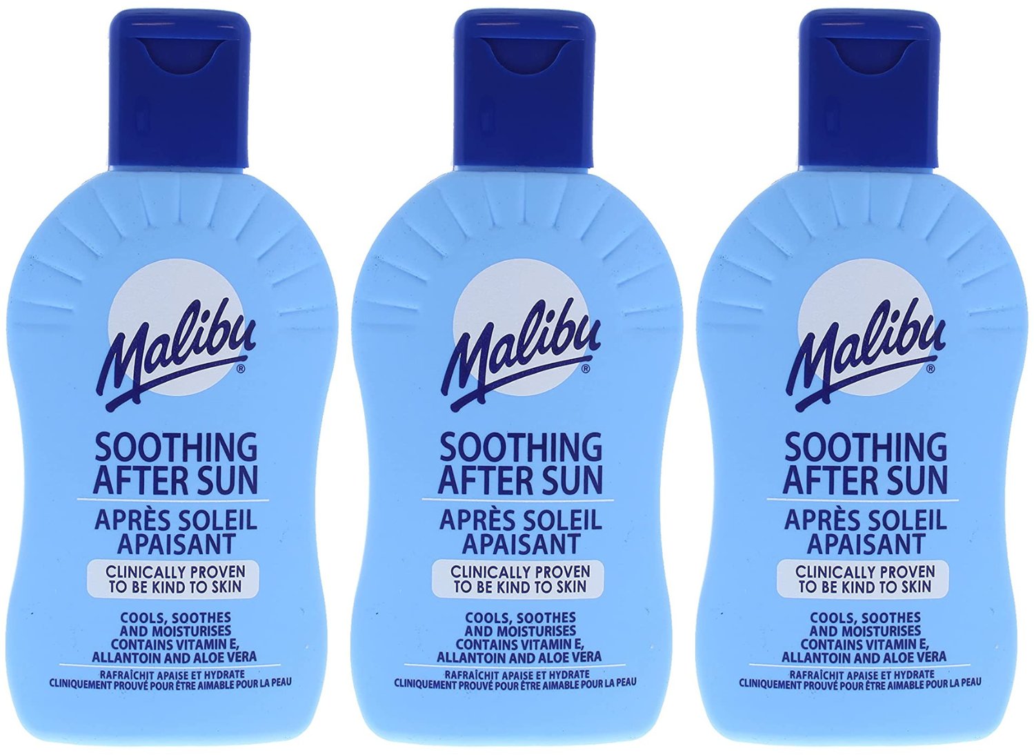 Malibu After Sun Lotion Balsam Po Opalaniu 200ml x3szt