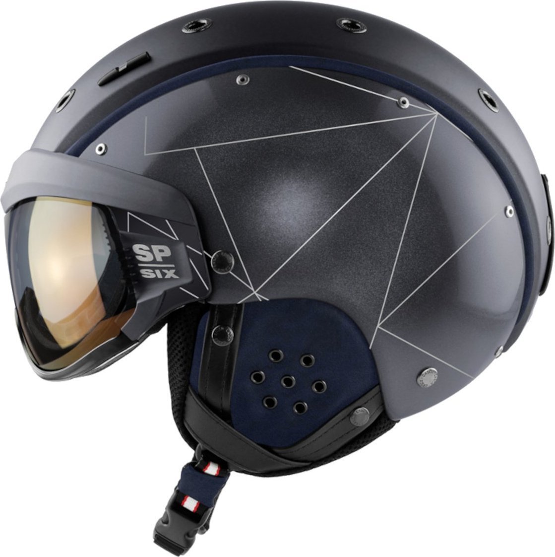 Casco CASCO KASK SP-6 LIMITED BLACK-SILVER M 54-58