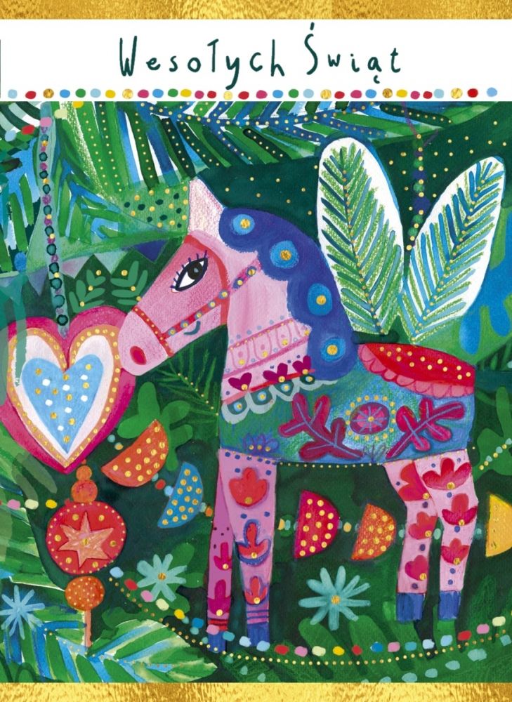 HENRY Karnet B6 Boże Narodzenie Konik