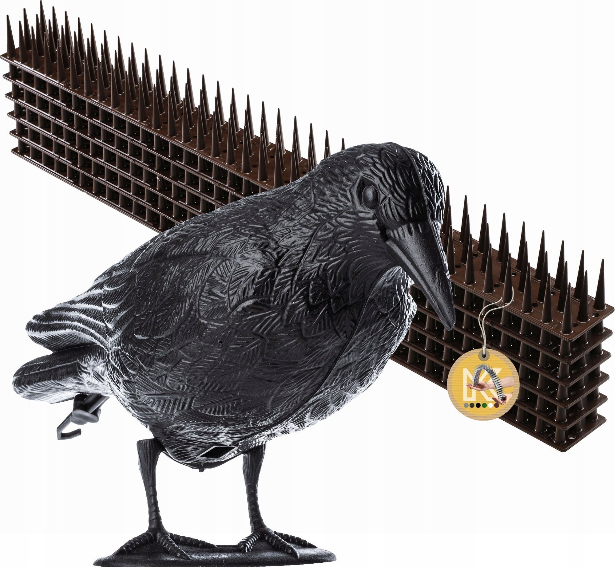 Kadax KADAX Kruk Odstraszacz Ptaków +Kolce Na Ptaki 6szt