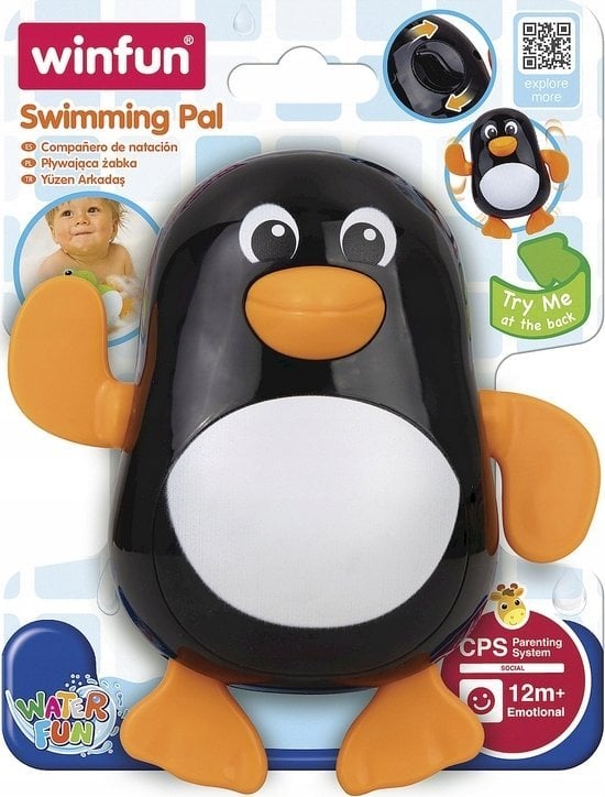 Smily Play Nakręcany pingwin d/kąpieli SmilyPlay 007102 40002