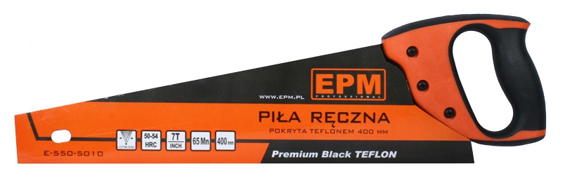 EPM Piła ręczna teflonowa 450mm PREMIUM BLACK - E-550-5012