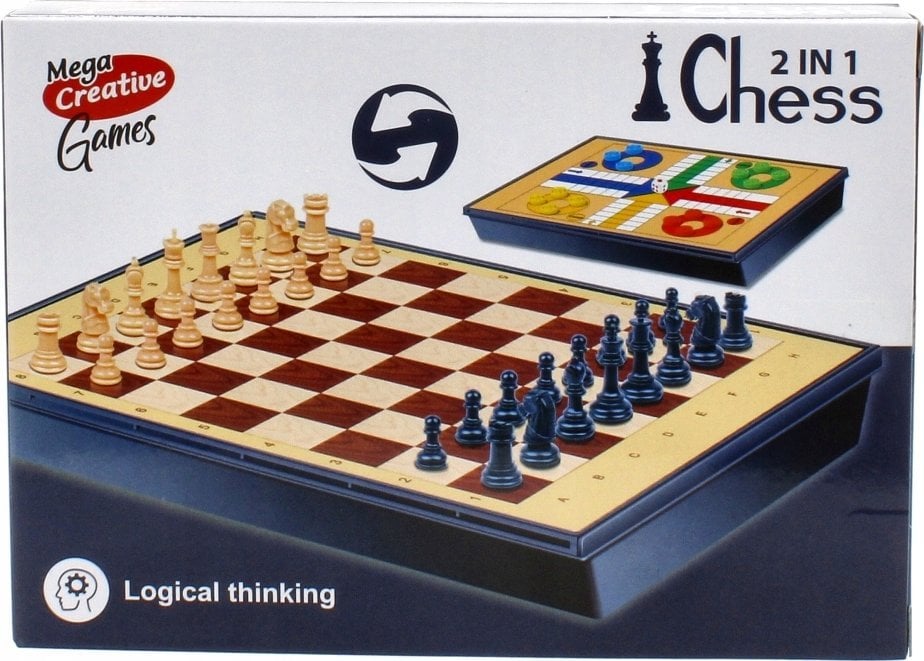 Mega Creative GRA SZACHY 2W1 17X12X3 MC PUD 60/120