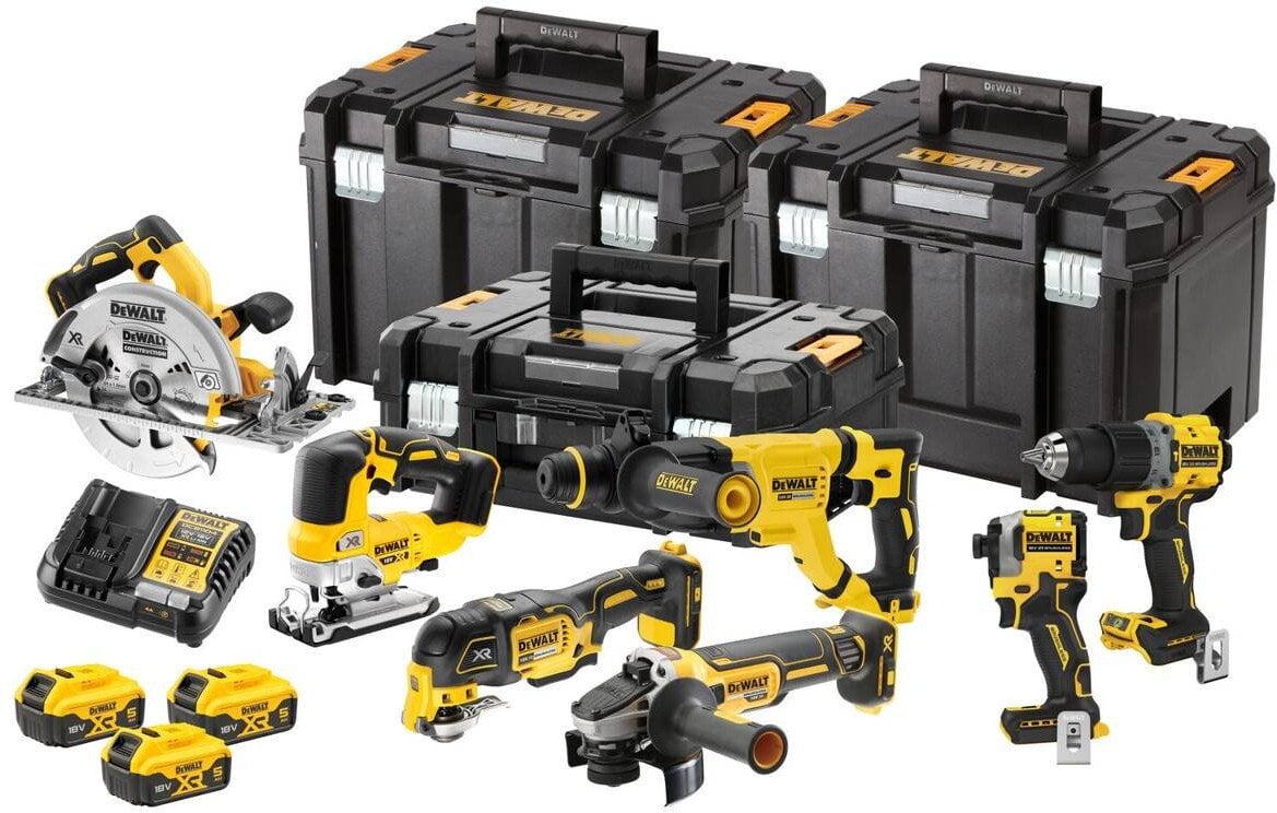 Zestaw elektronarzędzi Dewalt 14-elementowy (DCK706P3T-QW)