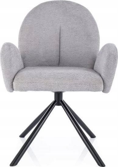 Signal Krzesło tapicerowane PLANET RAVEN jasno szare
