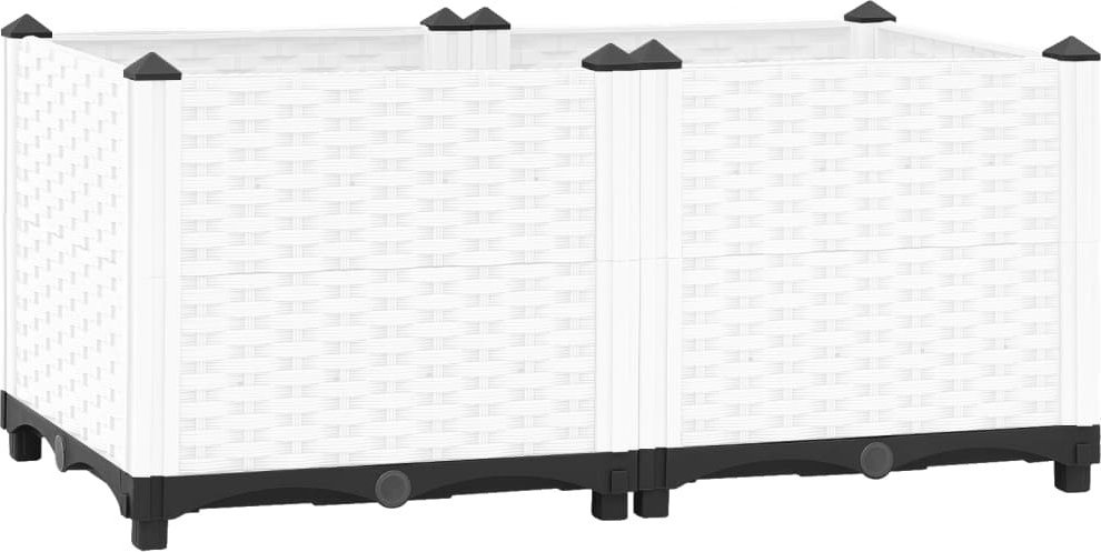 vidaXL vidaXL Donica do podwyższonej rabaty, 80x40x38 cm, polipropylen