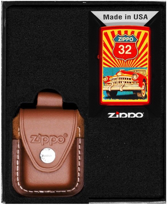 Zestaw ZIPPO Zapalniczka GARAGE DESIGN Prezentowy No2