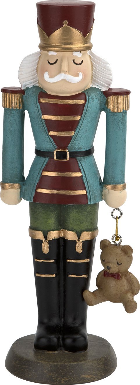 Dekoracja świąteczna Kaemingk Figurka świąteczna Dziadek do orzechów 21 cm