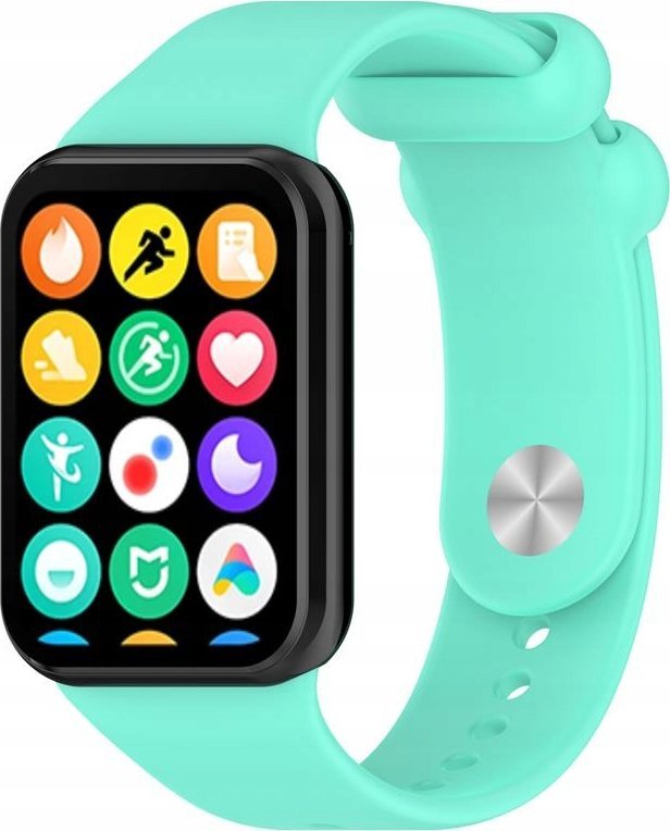 Hello Case PASEK SILIKONOWY DO OPASKI SPORTOWEJ XIAOMI MI BAND 8 PRO MIĘTOWY