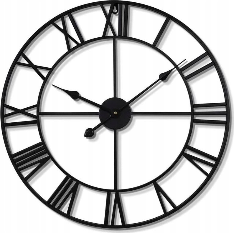 Korbi ZEGAR ŚCIENNY RETRO LOFT RZYMSKI VINTAGE 3D 50cm