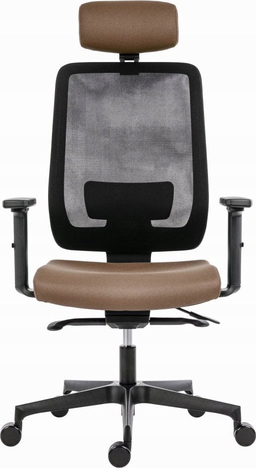 Krzesło biurowe Powerton Powerton Ergonomiczny fotel biurowy Lucie, Beż