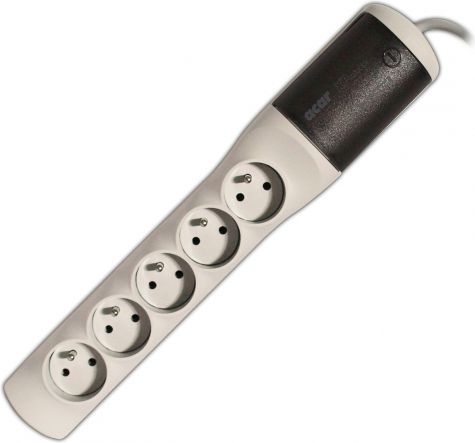 Listwa zasilająca Acar 5 gniazd 5 m szara (XPROST-5M)