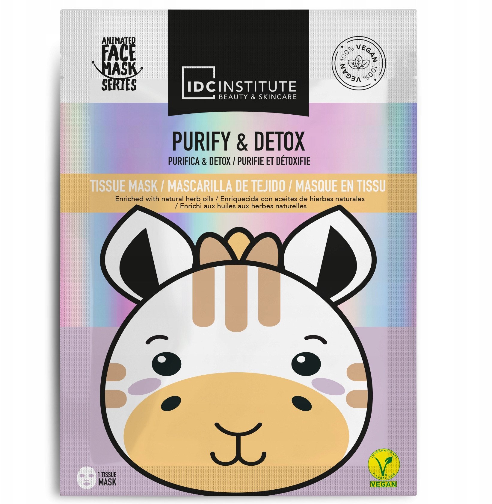Veido kaukė IDC Institute Girafe Purify & Detox