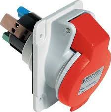 Schneider Gniazdo tablicowe 5P 32A 400V czerwone IP44 (PKY32F435)